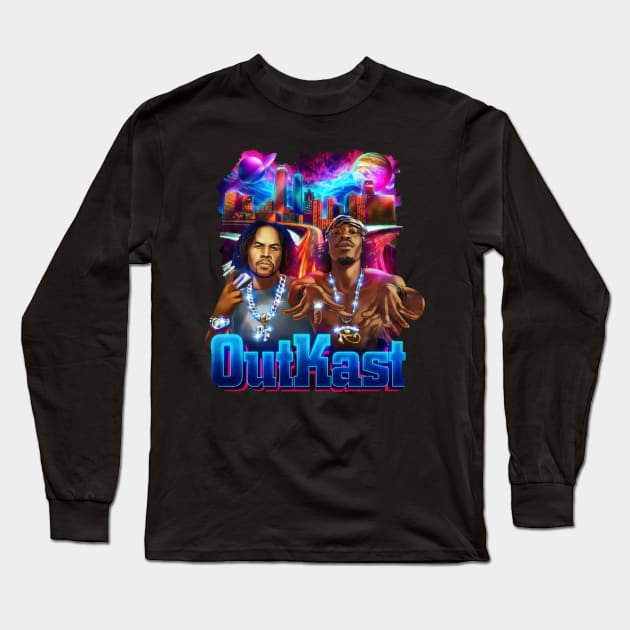 outkast Long Sleeve T-Shirt by Butones gym